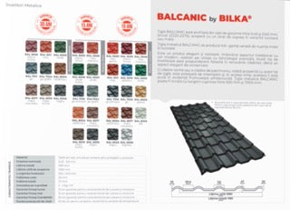Țiglă metalică Balcanic Lucios