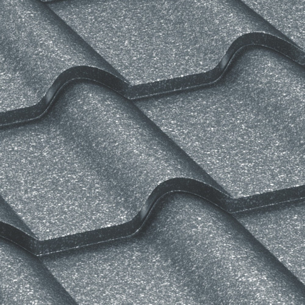 Țiglă metalică Bilka Balcanic Grande Mat, Gri RAL 7011