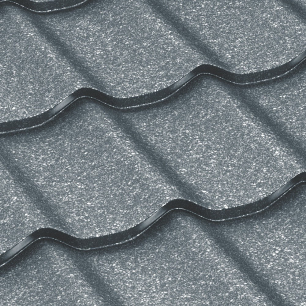 Țiglă metalică Bilka Clasic Grande Mat, Gri RAL 7011