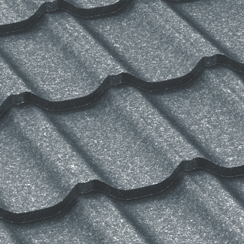 Țiglă metalică Bilka Gotic Grande Mat, Gri RAL 7011