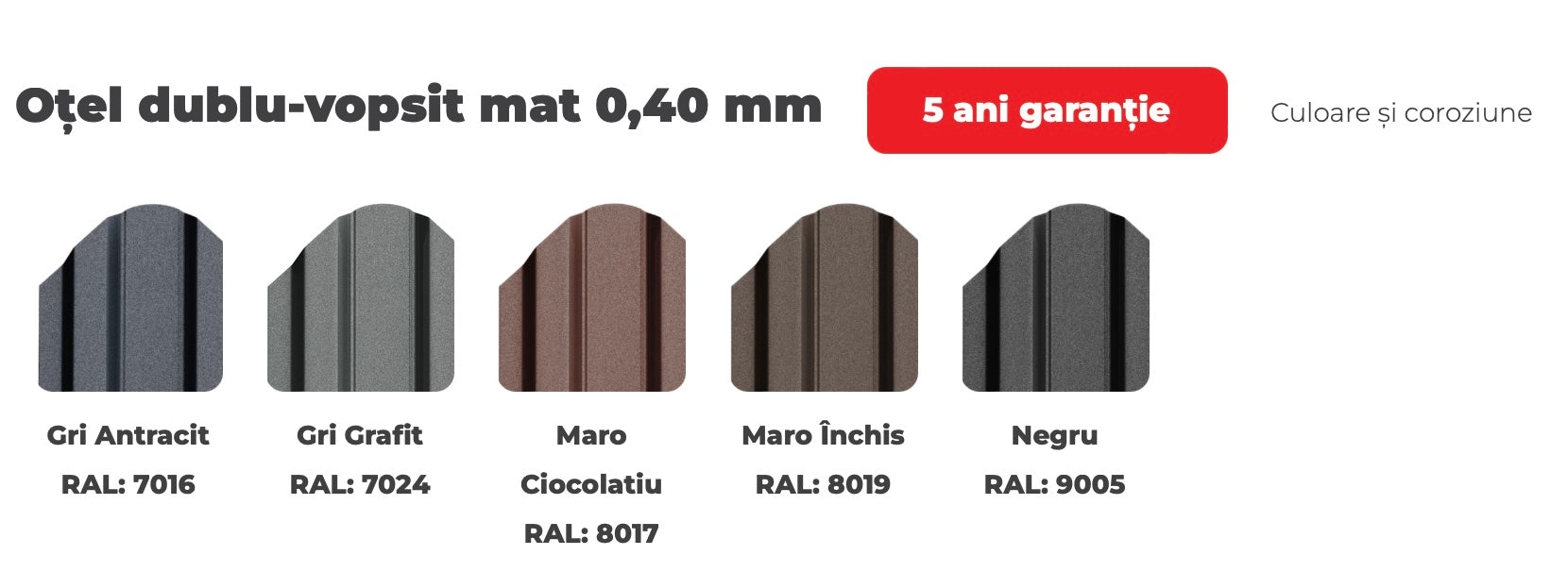Șipcă de gard Berna MAT DUBLU VOPSIT