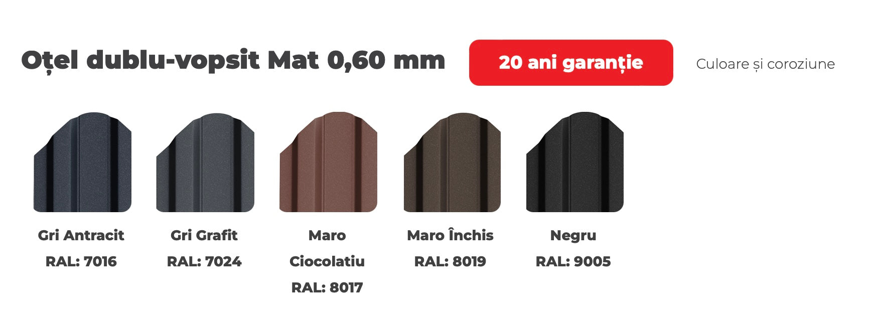 Șipcă de gard Berna MAT DUBLU VOPSIT