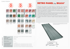 Țiglă metalică Retro Panel Flat Grande Mat